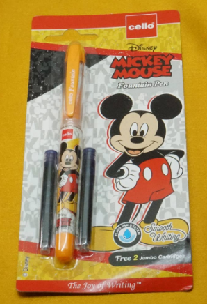 Cello Disney Orange Color Mickey Mouse Fountain Pen