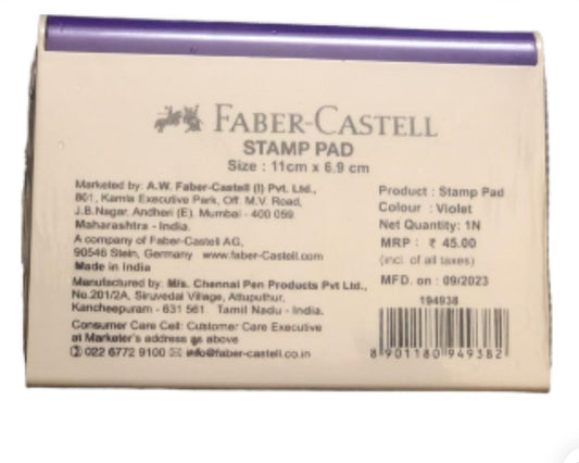 Faber-Castell Stamp Pad, 110 x 69 mm - Violet